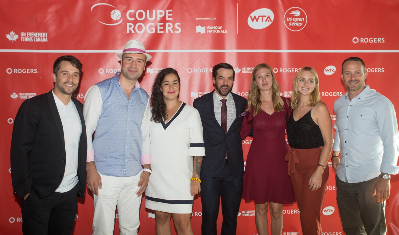Les stars festoient à l'ouverture de la Coupe Rogers à Montréal