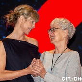 Sur le tapis rouge du film <em>Il pleuvait des oiseaux</em>