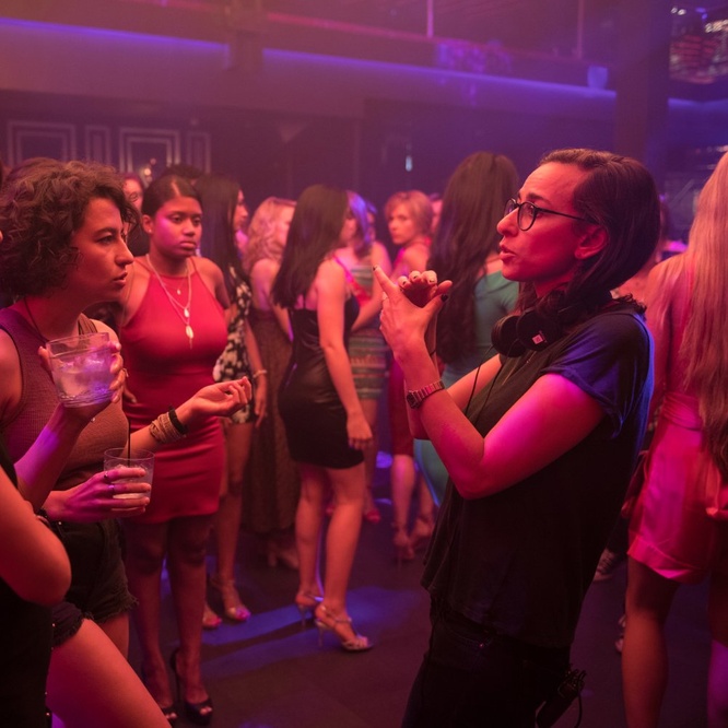 Sur le plateau du film <em>Rough Night</em>