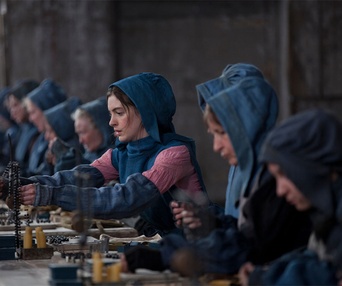 Une scène du film Les Misérables