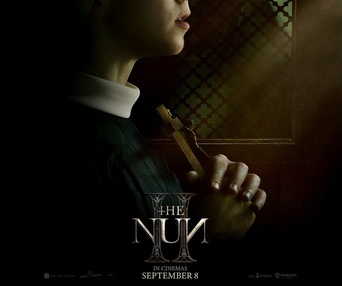 Une scène du film The Nun II