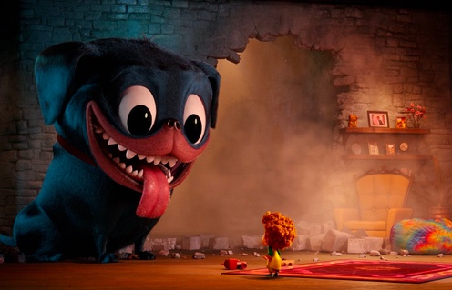 Une scène du court métrage Monster Pets