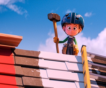 Une scène du film Storks