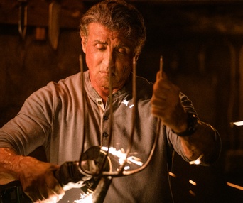 Une scène du film Rambo: Last Blood
