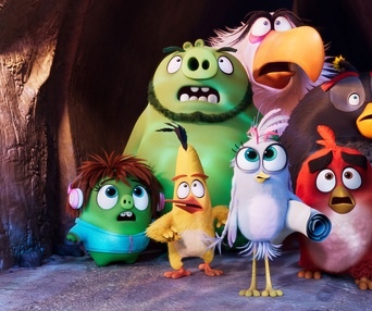 Une scène du film The Angry Birds Movie 2