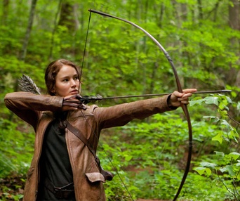 Une scène du film The Hunger Games