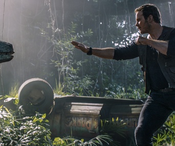 Une scène du film Jurassic World: Fallen Kingdom