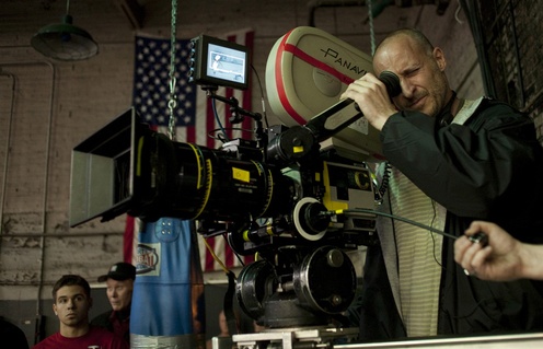 Gavin O'Connor sur le tournage de Warrior