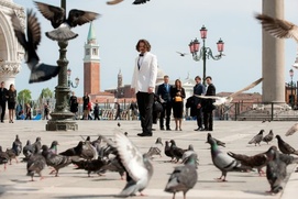 Une scène du film The Tourist