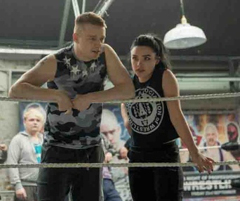 Une scène du film Fighting with My Family