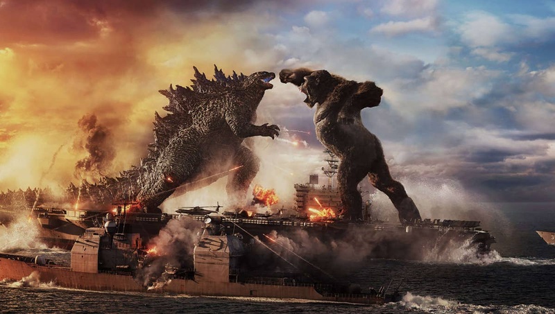 Une scène du film Godzilla vs Kong