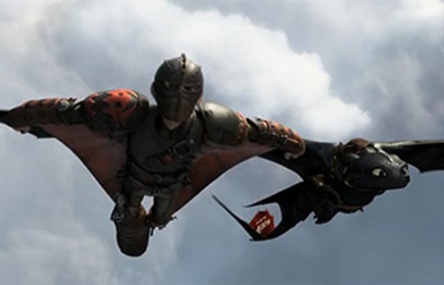 Une scène du film How to Train Your Dragon 2