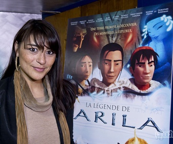 Sur le tapis rouge de La légende de Sarila