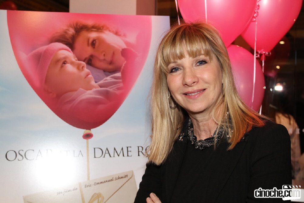 Sur le tapis rouge de Oscar et la dame rose