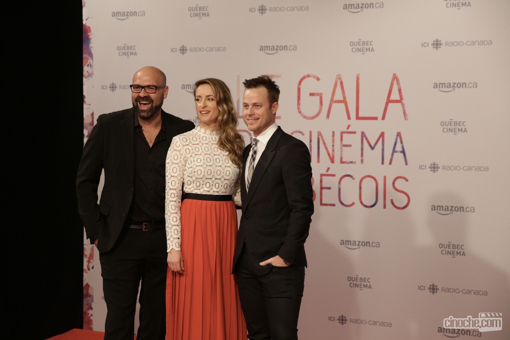 Sur le tapis rouge de Gala du cinéma Québécois