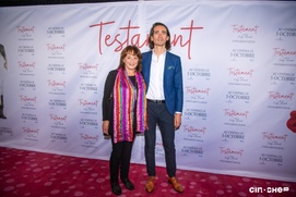 Tapis rouge du film Testament Tapis rouge du film Testament