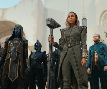 Une scène du film The Marvels
