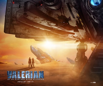 Affiche du film Valérian et la cité des mille planètes