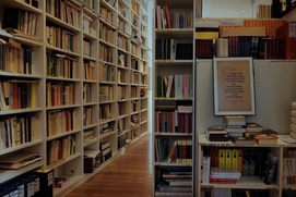 Une scène du film Umberto Eco: La bibliothèque du monde Une scène du film Umberto Eco: La bibliothèque du monde