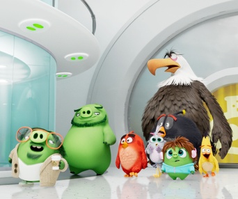 Une scène du film The Angry Birds Movie 2