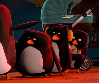 Une scène du film Storks