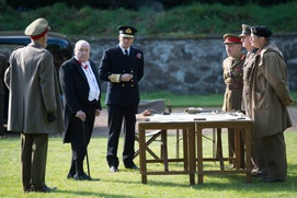 Une scène du film Churchill