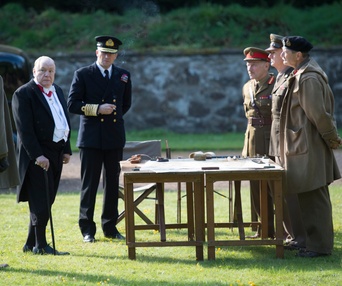 Une scène du film Churchill
