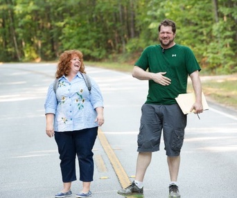 Sur le plateau du film Identity Thief