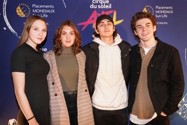 Première du spectacle Axel du Cirque du Soleil