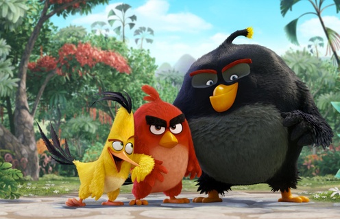 Une scène du film Angry Birds