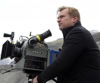 Sur le plateau du film  Interstellar