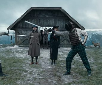 Une scène du film The King's Man