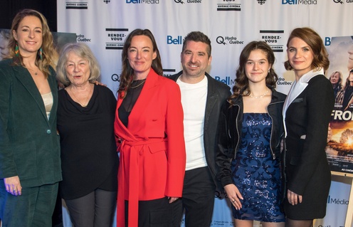 Sur le tapis rouge du film Frontières