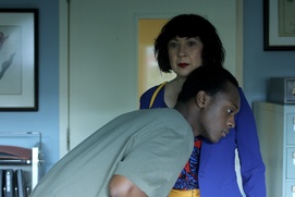 Une scène du film Le coeur de Madame Samali Une scène du film Le coeur de Madame Samali