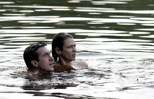 Marie-Josée Croze et François Cluzet dans le film Ne le dis à personne