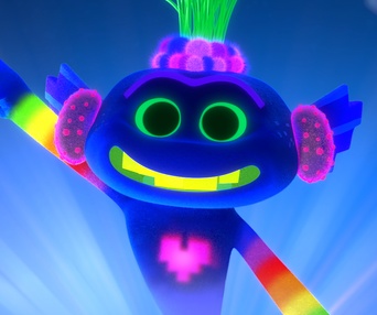Une scène du film Trolls World Tour