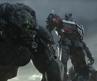 Une scène du film Transformers: Rise of the Beasts