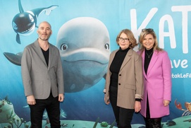 Première du film Katak, le brave béluga