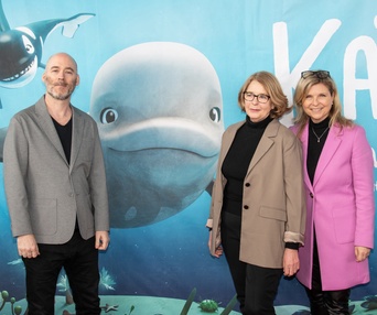 Première du film Katak, le brave béluga