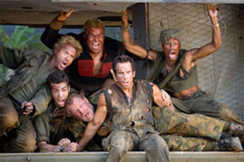 Une scène du film Tropic Thunder