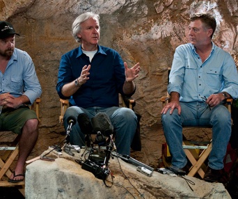 Sur le plateau du film Sanctum