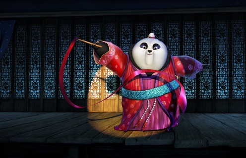 Une scène du film Kung Fu Panda 3