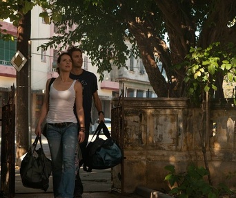 Une scène du film Angle mort