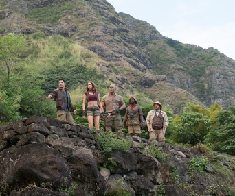 Une scène du film  Jumanji: Welcome to the Jungle