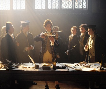 Une scène du film The Riot Club