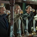 Paddy Considine, Simon Pegg, Nick Frost, Eddie Marsan et Martin Freeman dans The World's End