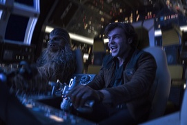 Une scène du film Solo: A Star Wars Story