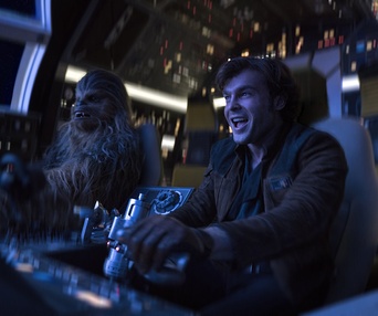 Une scène du film Solo: A Star Wars Story