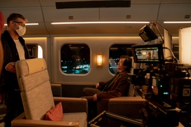 Une scène du film Bullet Train Une scène du film Bullet Train