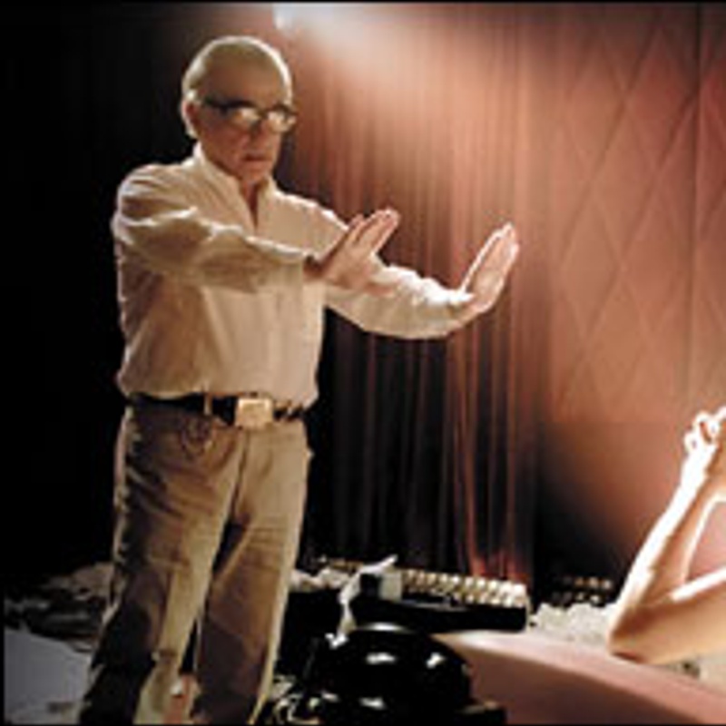 Martin Scorsese dirigeant Léo Dicaprio dans The Aviator